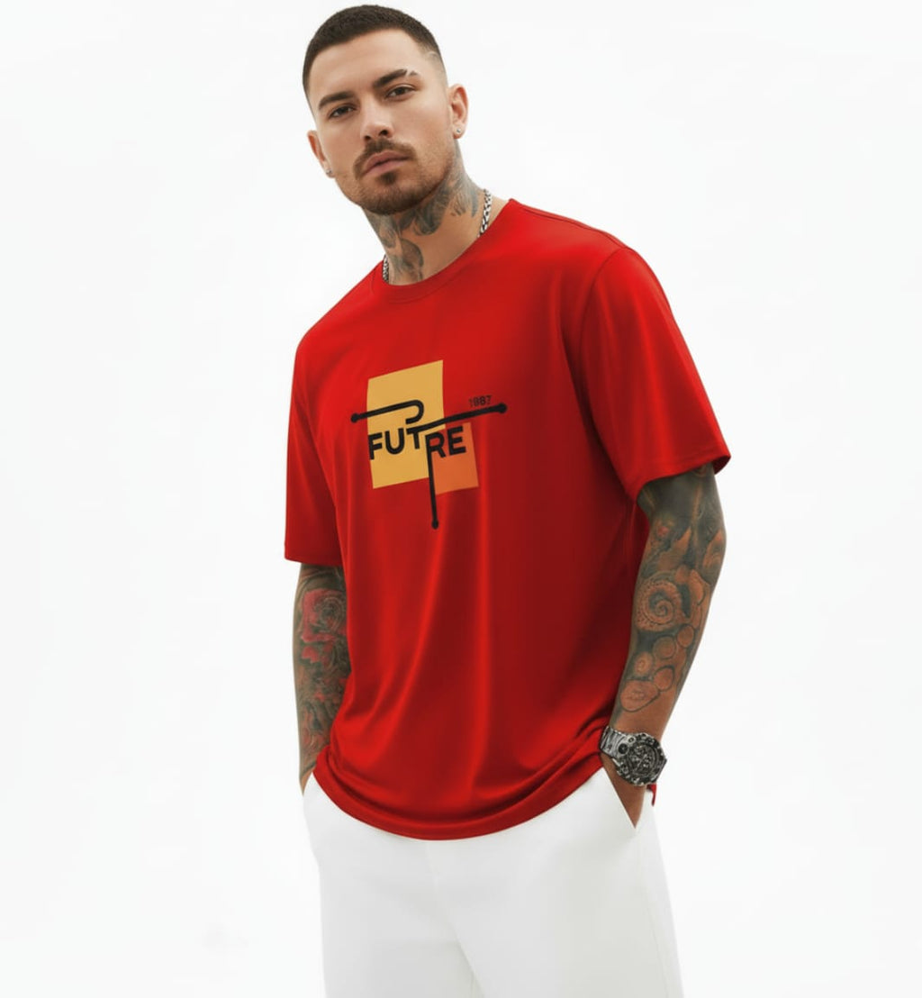Red Future 1987 Graphic T-Shirt