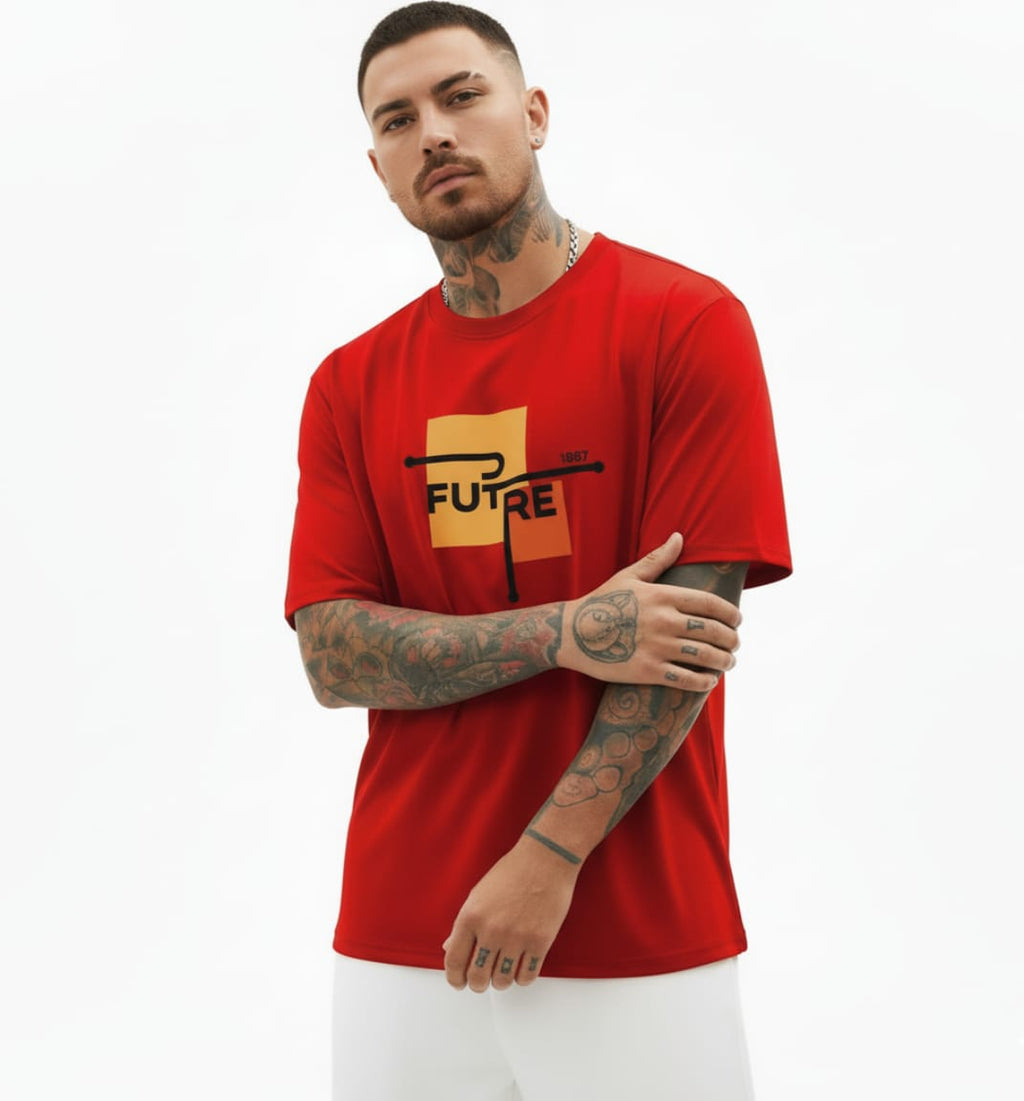 Red Future 1987 Graphic T-Shirt