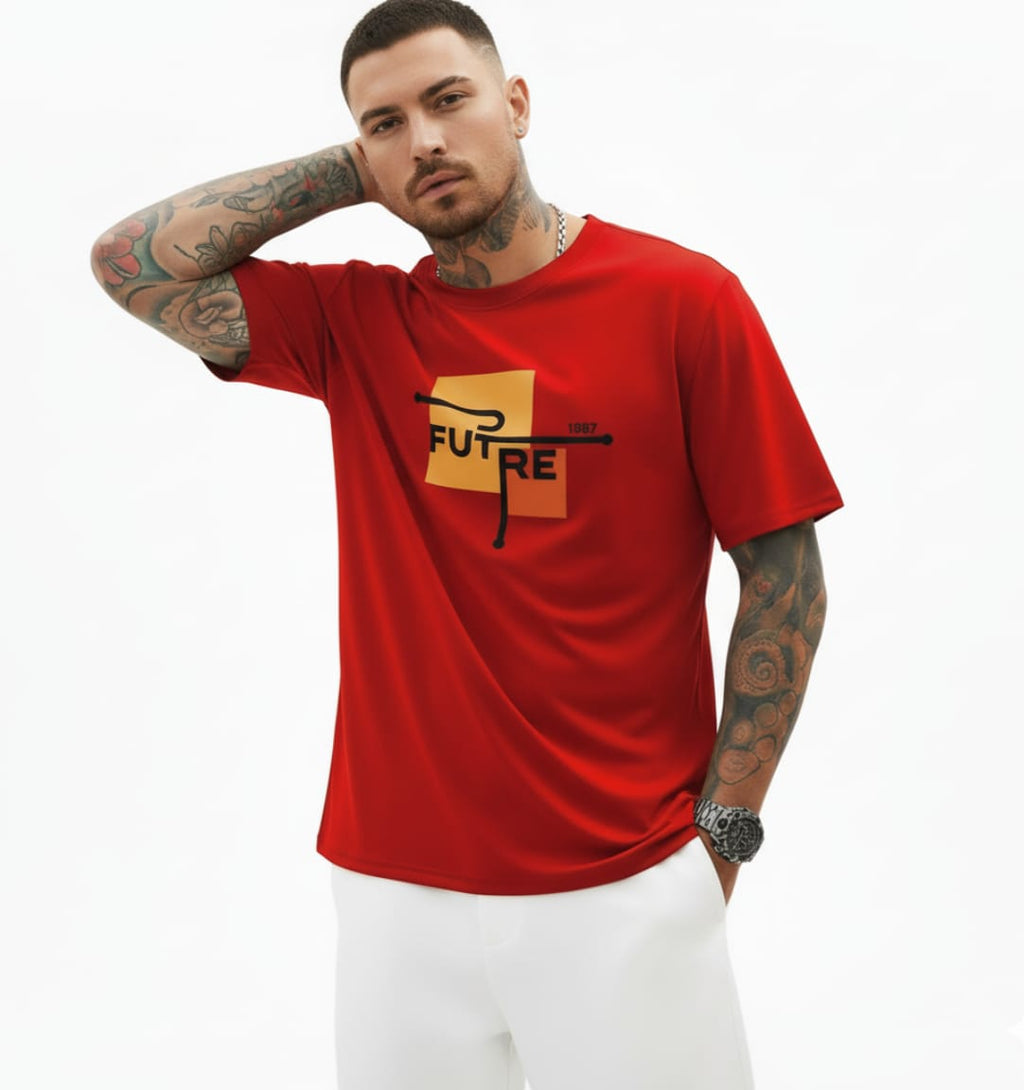 Red Future 1987 Graphic T-Shirt