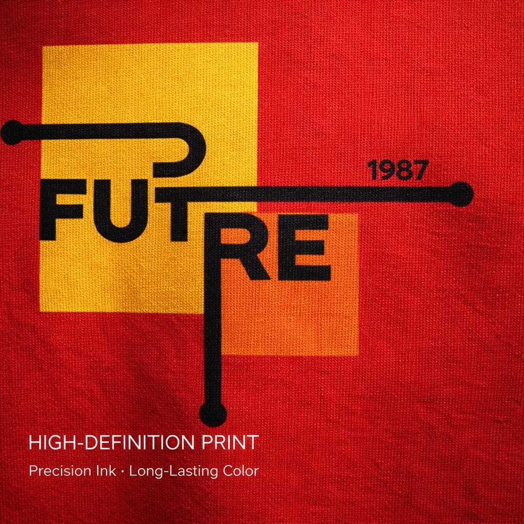 Red Future 1987 Graphic T-Shirt