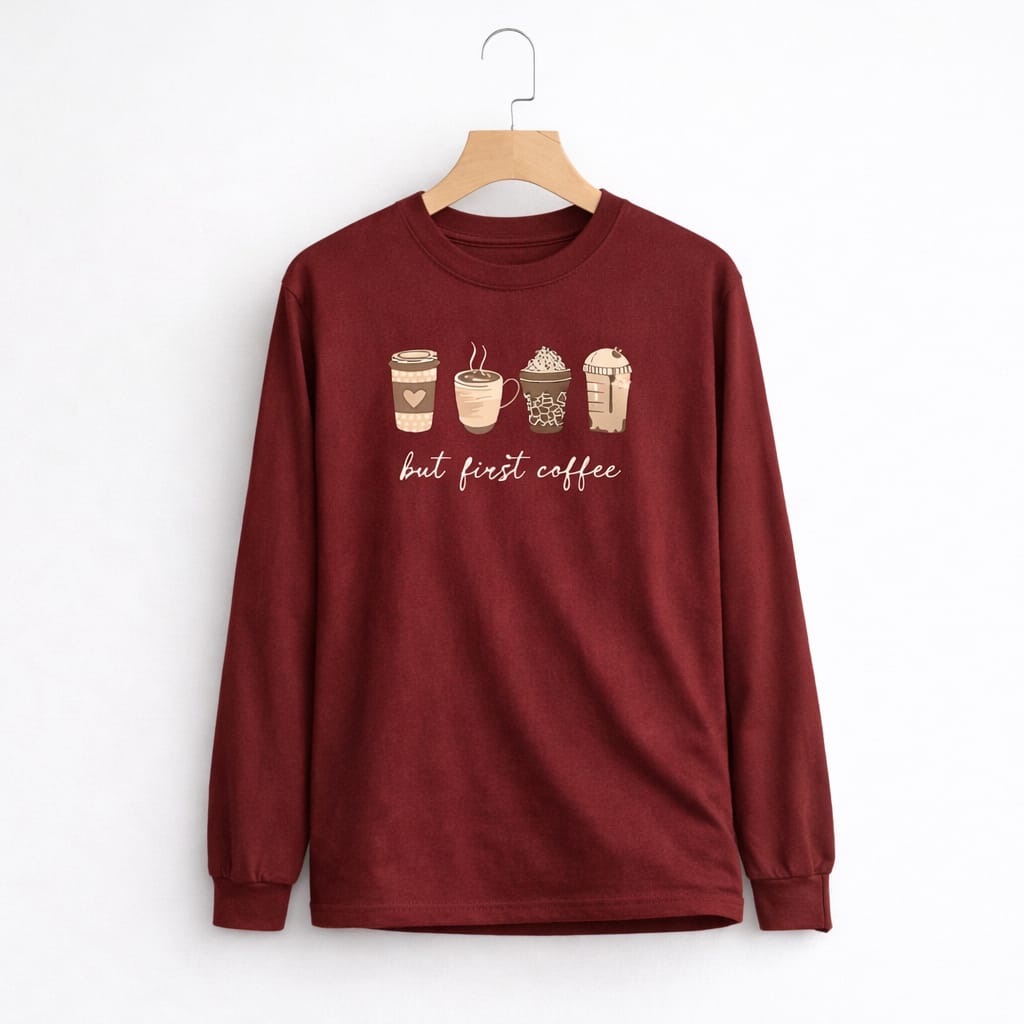 First Coffee Women's Long Sleeve T-Shirt
