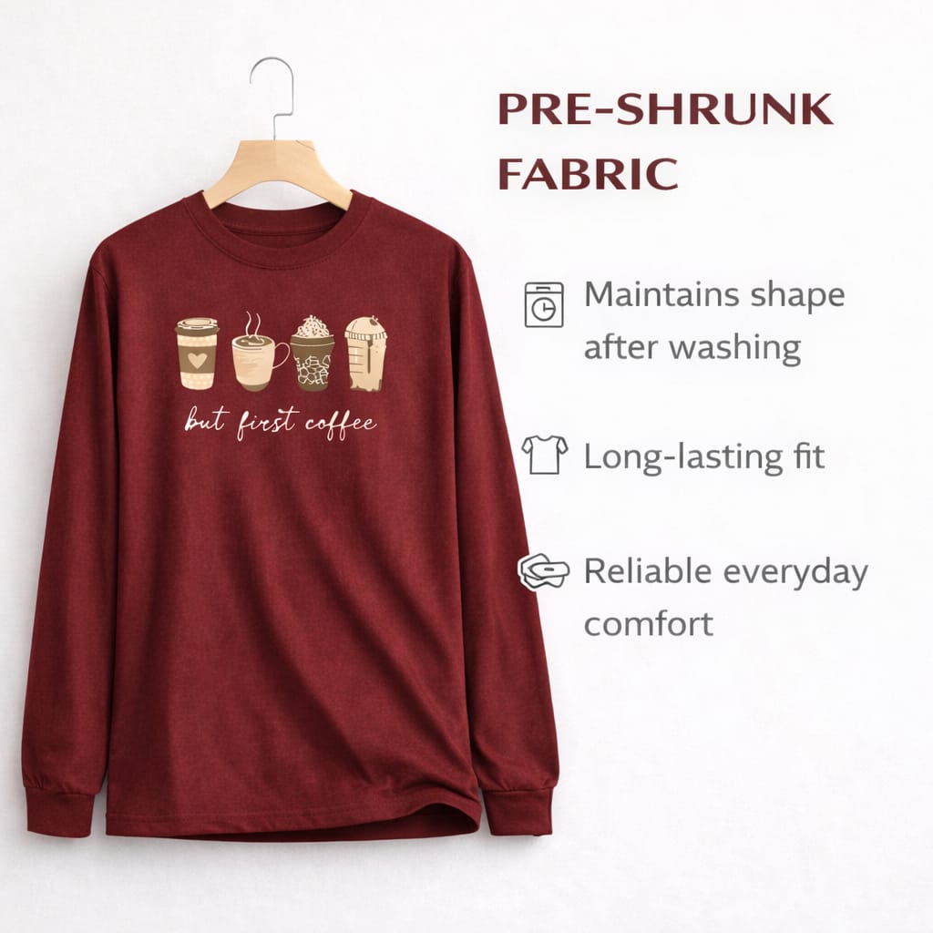 First Coffee Women's Long Sleeve T-Shirt