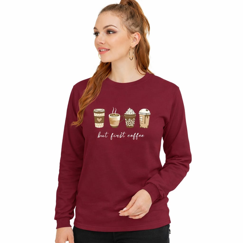 First Coffee Women's Long Sleeve T-Shirt