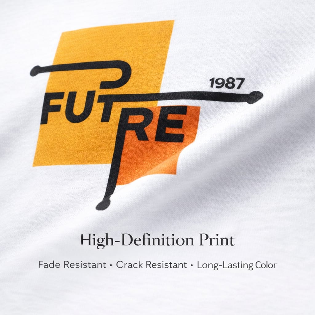 Men's Futre 1987 Minimal Graphic T-Shirt | Cotton