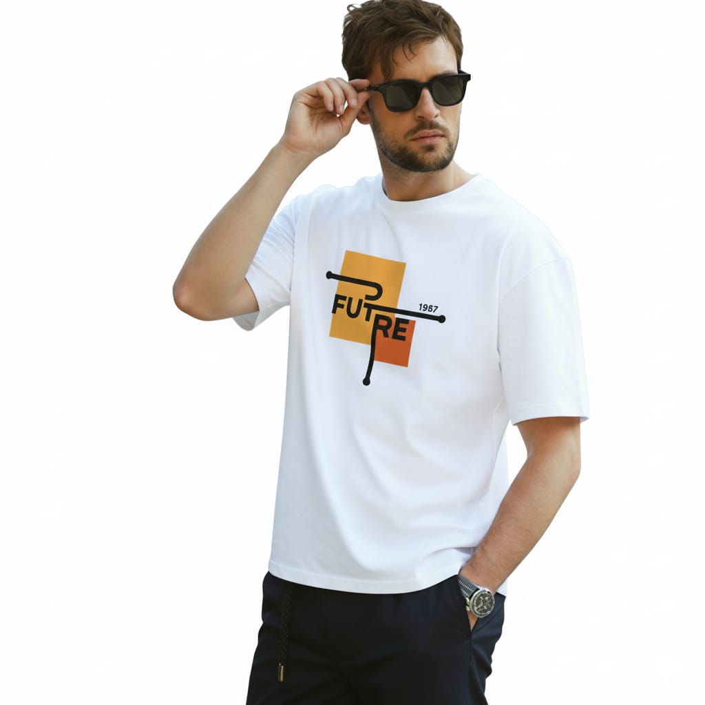 Unisex Future 1987 Graphic T-Shirt | Cotton