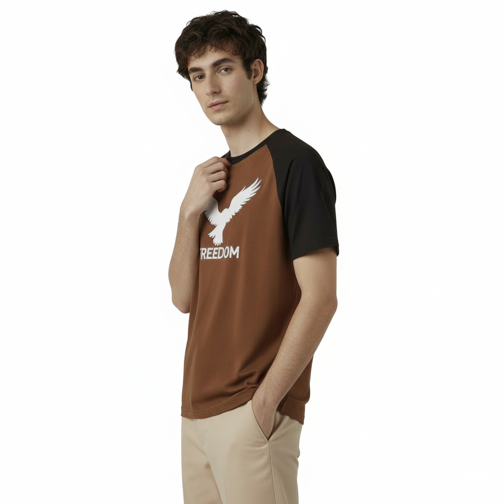 Men’s cotton crew neck Graphic T-shirt